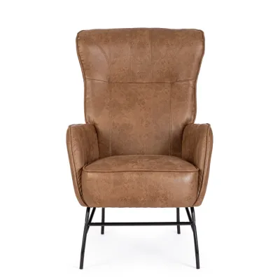 comprar SILLÓN NASIRA MARRÓN online de BIZZOTTO desde 359,98 €