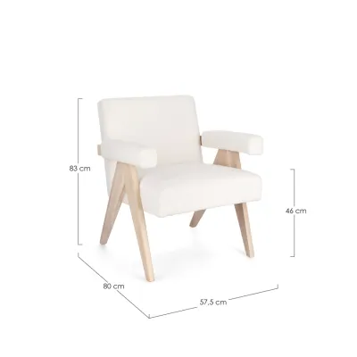 comprar SILLÓN FAIZA MARFIL online de BIZZOTTO desde 346,30 €