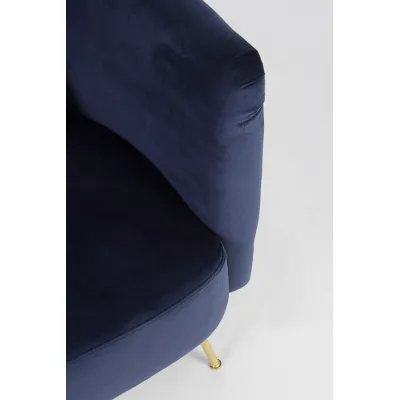 comprar POLTRONA TENBURY AZUL OSCURO online de Bizzotto Homemotion desde 662,35 €