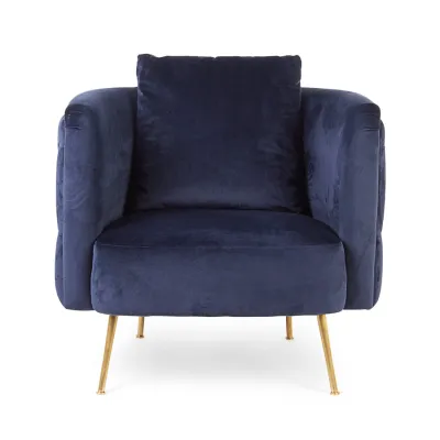 comprar POLTRONA TENBURY AZUL OSCURO online de Bizzotto Homemotion desde 662,35 €