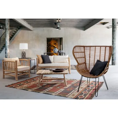 comprar SILLÓN CON COJINES SAHEL NATURAL online de BIZZOTTO desde 464,88 €