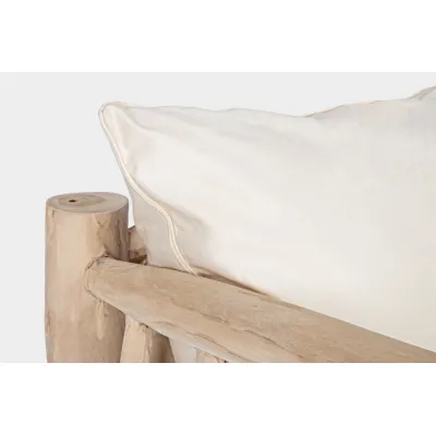 comprar SILLÓN CON COJINES SAHEL NATURAL online de BIZZOTTO desde 464,88 €