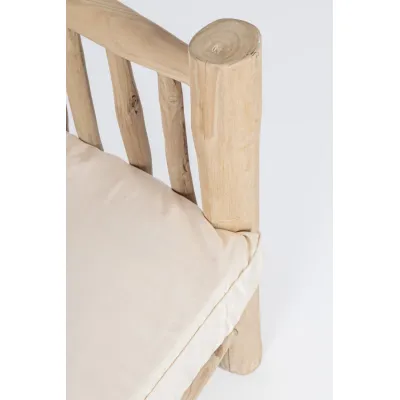 comprar SILLÓN CON COJINES SAHEL NATURAL online de BIZZOTTO desde 464,88 €