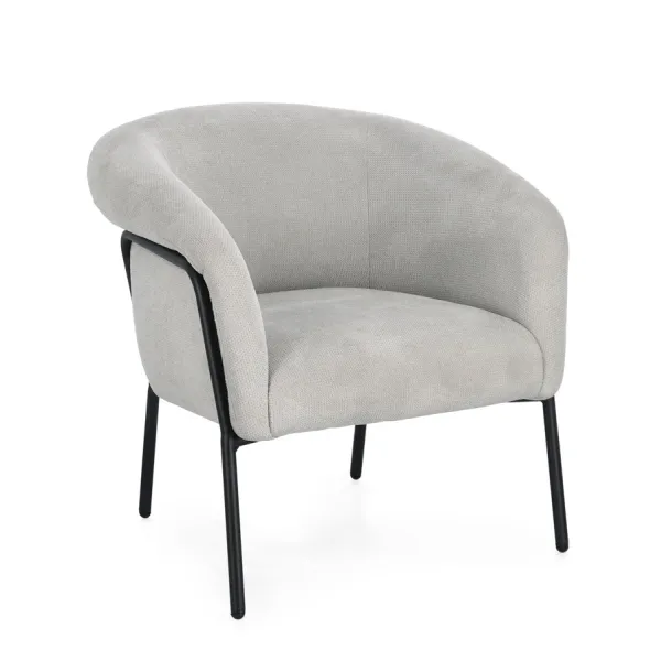 SILLÓN CAMILA GRIS CLARO
