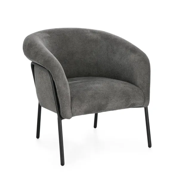 SILLÓN CAMILA GRIS OSCURO