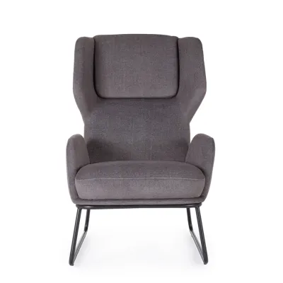 comprar SILLÓN OPHELIA GRIS OSCURO online de BIZZOTTO desde 405,23 €