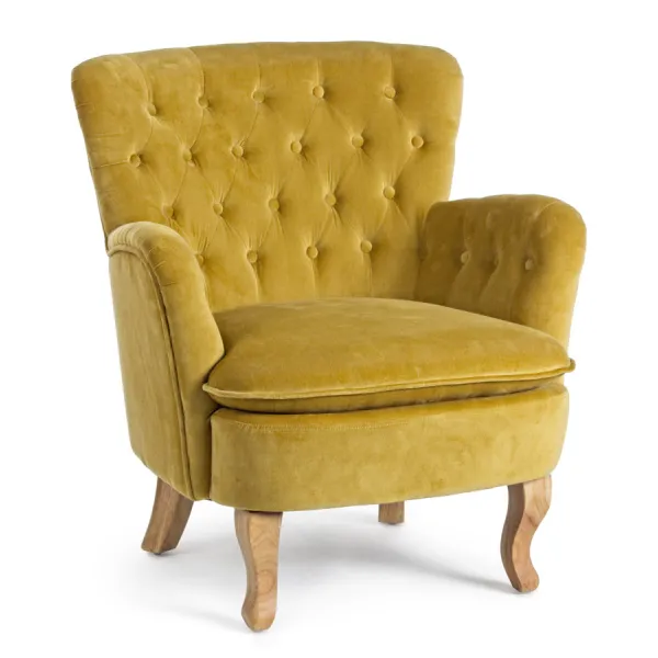SILLÓN ORLINS MOSTAZA