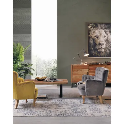 comprar SILLÓN ORLINS MOSTAZA online de BIZZOTTO desde 440,20 €