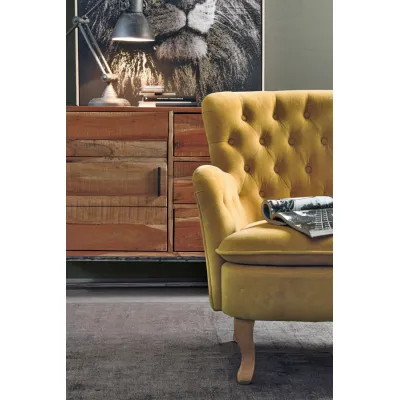 comprar SILLÓN ORLINS MOSTAZA online de BIZZOTTO desde 440,20 €