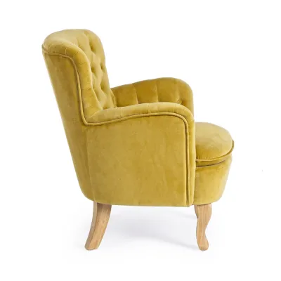 comprar SILLÓN ORLINS MOSTAZA online de BIZZOTTO desde 440,20 €