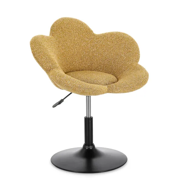 SILLÓN FLEUR NEGRO-MOSTAZA