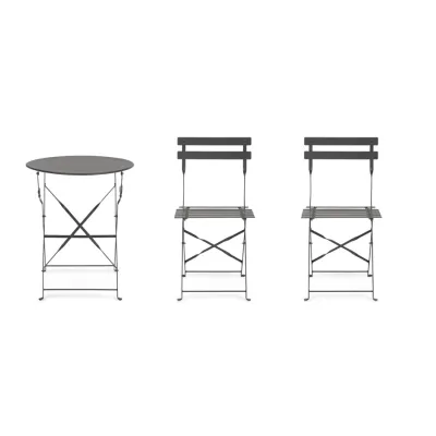 comprar SET DE 3 | MESA Y 2 SILLAS AUSTIN ANTRACITA online de Yes desde 146,94 €