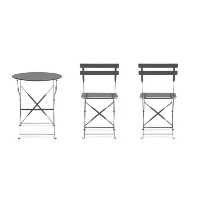 comprar SET DE 3 | MESA Y 2 SILLAS AUSTIN ANTRACITA online de Yes desde 146,94 €