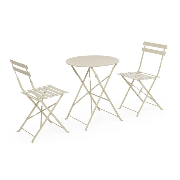 SET DE 3 | MESA Y 2 SILLAS AUSTIN GYPSUM