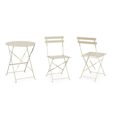 comprar SET DE 3 | MESA Y 2 SILLAS AUSTIN GYPSUM online de Yes desde 146,94 €