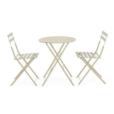 comprar SET DE 3 | MESA Y 2 SILLAS AUSTIN GYPSUM online de Yes desde 146,94 €
