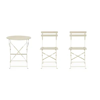 comprar SET DE 3 | MESA Y 2 SILLAS AUSTIN GYPSUM online de Yes desde 146,94 €