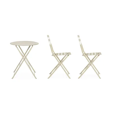 comprar SET DE 3 | MESA Y 2 SILLAS AUSTIN GYPSUM online de Yes desde 146,94 €