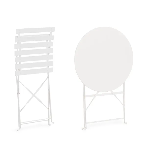 SET DE 3 | MESA Y 2 SILLAS AUSTIN BLANCO