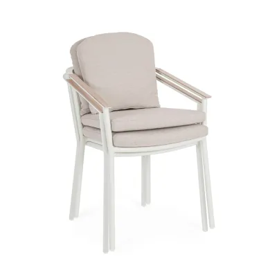 comprar SET MESA MÁS 8 SILLAS CON COJIES ULISES VAPOR YK15 online de BIZZOTTO desde 2,306.87