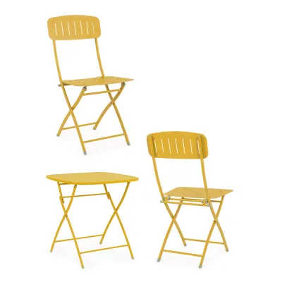 comprar SET DE 3 | MESA Y 2 SILLAS YVONNE OCRA online de Yes desde 276,85 €