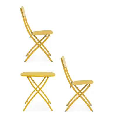 comprar SET DE 3 | MESA Y 2 SILLAS YVONNE OCRA online de Yes desde 276,85 €