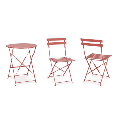 comprar SET DE 3 | MESA Y 2 SILLAS AUSTIN TERRACOTA online de Yes desde 146,94 €