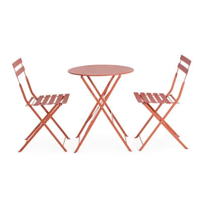 comprar SET DE 3 | MESA Y 2 SILLAS AUSTIN TERRACOTA online de Yes desde 146,94 €