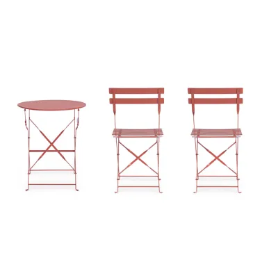 comprar SET DE 3 | MESA Y 2 SILLAS AUSTIN TERRACOTA online de Yes desde 146,94 €