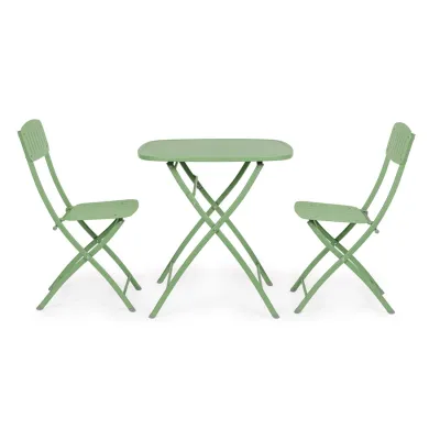comprar SET DE 3 | MESA Y 2 SILLAS YVONNE VERDE SALVIA online de Yes desde 274,72 €