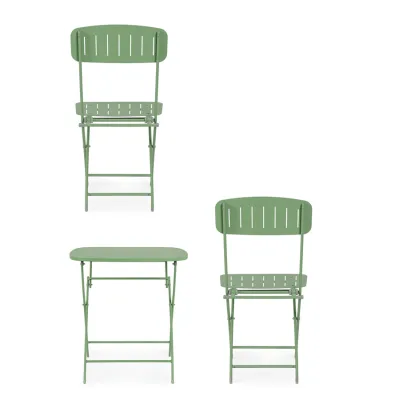 comprar SET DE 3 | MESA Y 2 SILLAS YVONNE VERDE SALVIA online de Yes desde 274,72 €