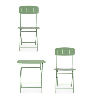 comprar SET DE 3 | MESA Y 2 SILLAS YVONNE VERDE SALVIA online de Yes desde 274,72 €