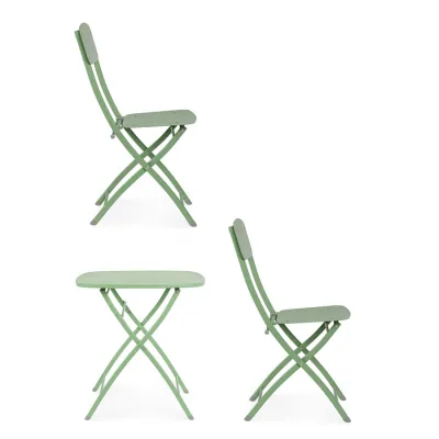 comprar SET DE 3 | MESA Y 2 SILLAS YVONNE VERDE SALVIA online de Yes desde 274,72 €