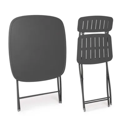 comprar SET DE 3 | MESA Y 2 SILLAS YVONNE ANTRACITA online de Yes desde 274,72 €