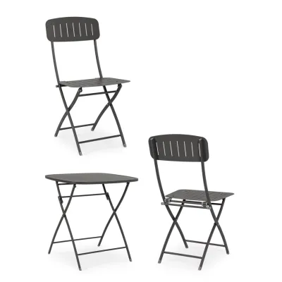 comprar SET DE 3 | MESA Y 2 SILLAS YVONNE ANTRACITA online de Yes desde 274,72 €