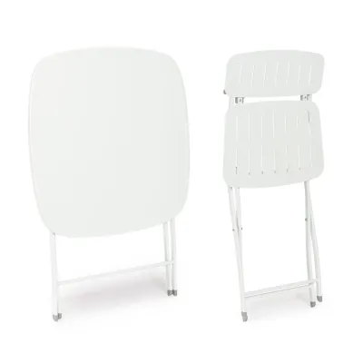 comprar SET DE 3 | MESA Y 2 SILLAS YVONNE BLANCO online de Yes desde 274,72 €