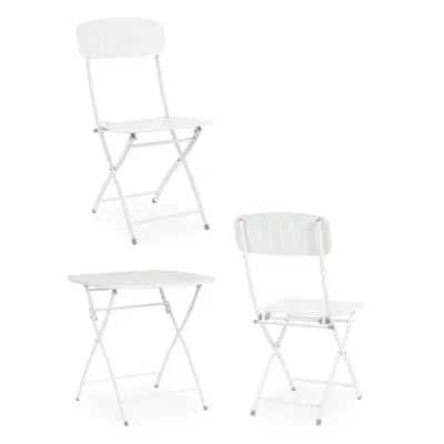 comprar SET DE 3 | MESA Y 2 SILLAS YVONNE BLANCO online de Yes desde 274,72 €