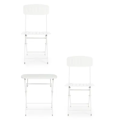 comprar SET DE 3 | MESA Y 2 SILLAS YVONNE BLANCO online de Yes desde 274,72 €