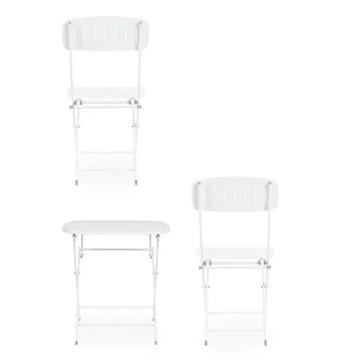 comprar SET DE 3 | MESA Y 2 SILLAS YVONNE BLANCO online de Yes desde 274,72 €