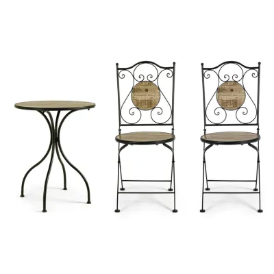 comprar SET DE 3 | MESA Y 2 SILLAS PLEG KANSAS online de Yes desde 244,90 €