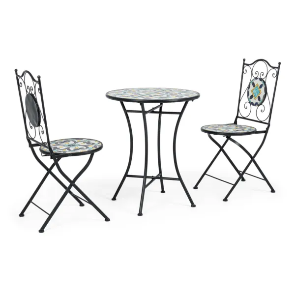 SET DE 3 | MESA Y 2 SILLAS PLEG POSITANO