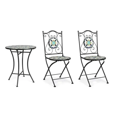 comprar SET DE 3 | MESA Y 2 SILLAS PLEG POSITANO online de Yes desde 234,26 €