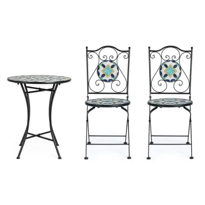 comprar SET DE 3 | MESA Y 2 SILLAS PLEG POSITANO online de Yes desde 234,26 €