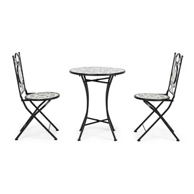comprar SET DE 3 | MESA Y 2 SILLAS PLEG POSITANO online de Yes desde 234,26 €