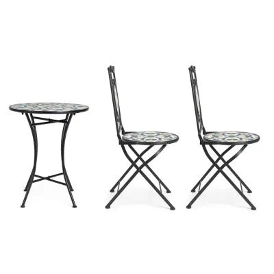 comprar SET DE 3 | MESA Y 2 SILLAS PLEG POSITANO online de Yes desde 234,26 €