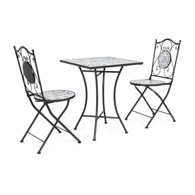 comprar SET DE 3 | MESA CUADRADA MÁS 2 SILLAS PLEG ERICE online de Yes desde 234,26 €