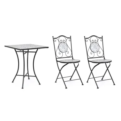 comprar SET DE 3 | MESA CUADRADA MÁS 2 SILLAS PLEG ERICE online de Yes desde 234,26 €