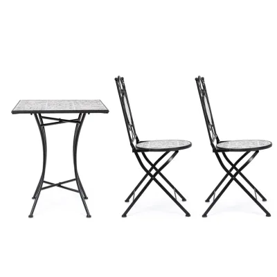 comprar SET DE 3 | MESA CUADRADA MÁS 2 SILLAS PLEG ERICE online de Yes desde 234,26 €