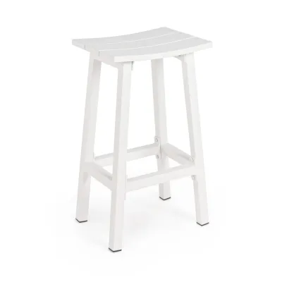 comprar TABURETE BAR SKIPPER H71 BLANCO YK11 online de BIZZOTTO desde 169,30 €
