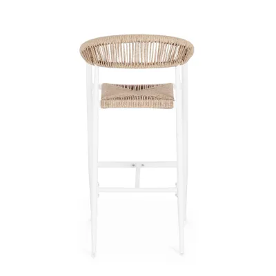 comprar TABURETE BAR JANDIA BLANCO SA27/BEIGE online de BIZZOTTO desde 255,55 €